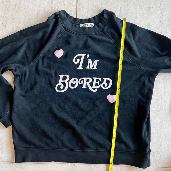 Wildfox Couture I'm Bored Sommers Sweater Size L - Picture 8 of 11